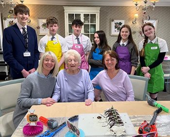 Sale care home residents team up with local pupils to bring back favourite recipes