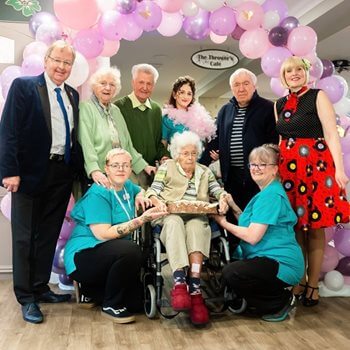 Shrewsbury care home toasts milestone