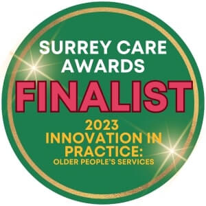 Surrey Care Awards finalist 2023 - Innovation in Practice: Older People’s Services 