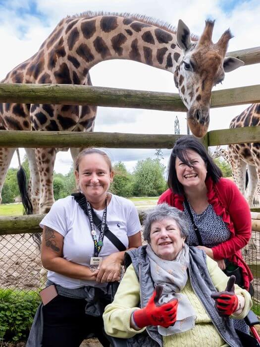 June enjoyed a special VIP experience at Chester Zoo to meet her favourite animal.