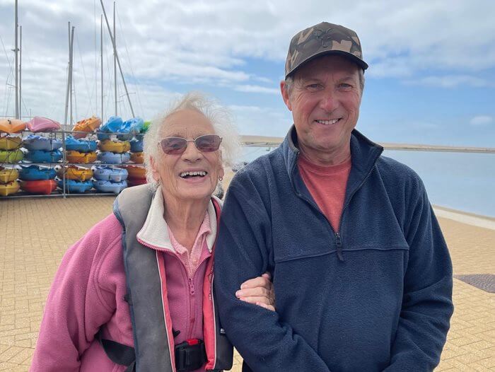 Dorset care home residents enjoy a speedboat ride around the Weymouth Bay. 