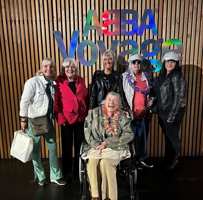 These 'Dancing Queens' had a great time at Abba Voyage in London.