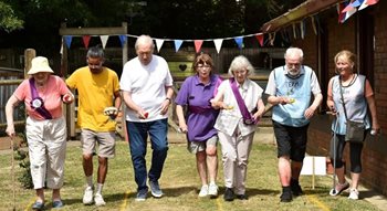 Ipswich care home hosts sports day for local community