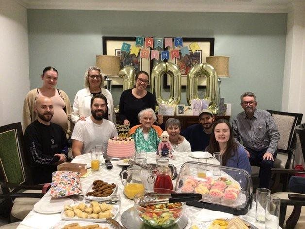 Stockport care home resident reveals secret to a long life on her 100th birthday