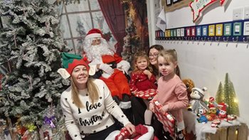 Basingstoke care home brings joy to children at Christmas grotto