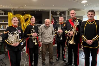 Fareham care home resident reveals secret to a long life on his 102nd birthday