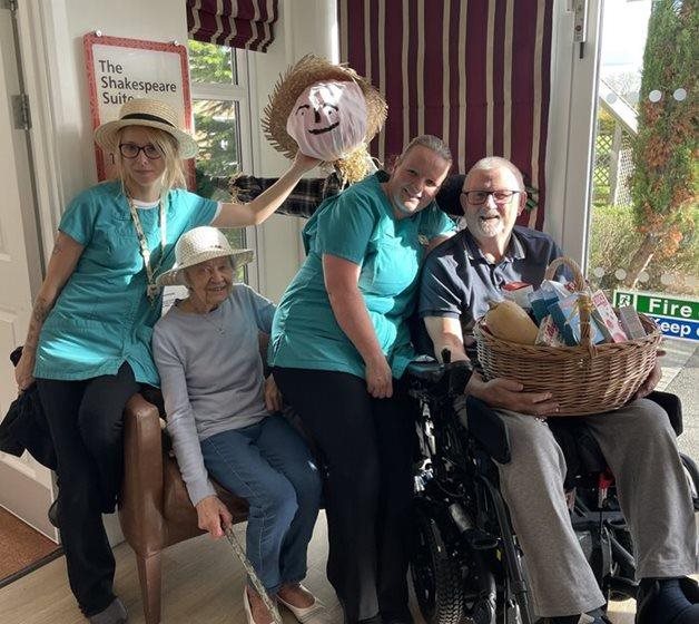 Stratford-upon-Avon care home residents and pupils join forces for Harvest Festival fun