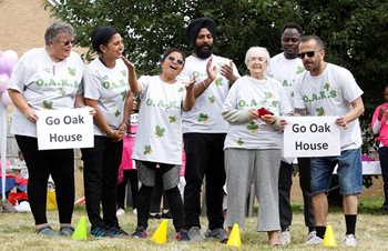 Slough care home residents enjoy Olympics-style sports day