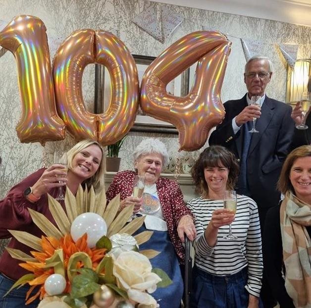 104-year-old care home resident shares the secret to a long life.