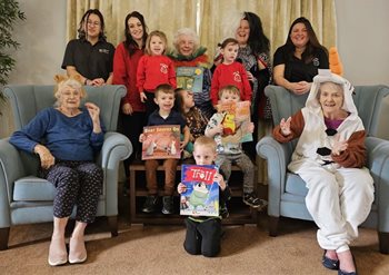 Essex care home residents celebrate National Storytelling Week with local nursery children