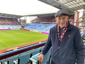 Solihull care home helps make Aston Villa superfan’s lifelong wish come true