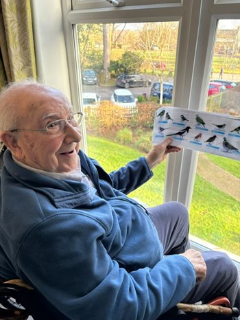 Residents at Buckinghamshire care home flock together for RSPB Big Garden Birdwatch