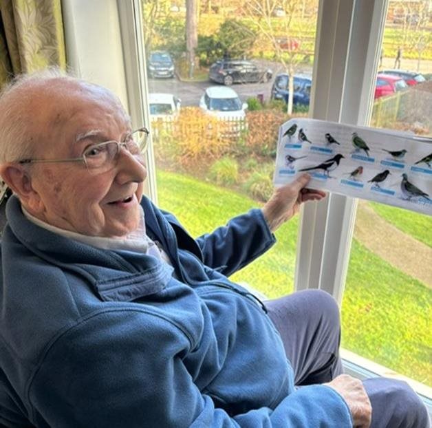 Residents at Buckinghamshire care home flock together for RSPB Big Garden Birdwatch