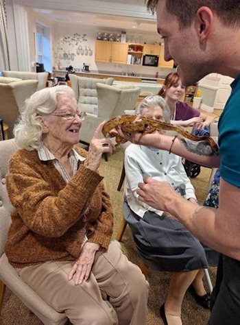 Altrincham care home welcomes new friends