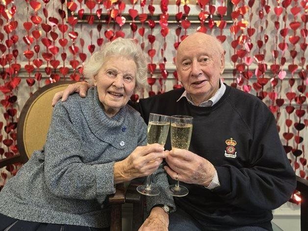 Basingstoke care home residents married for 75 years share relationship advice for Valentine’s Day