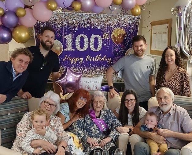 Harrow care home resident shares secret to a long life on her 100th birthday