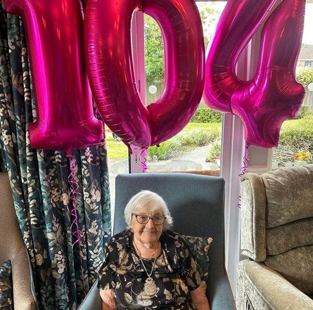 104-year-old Essex care home resident shares the secret to a long life