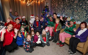 Southampton care home brings joy to children with Christmas grotto