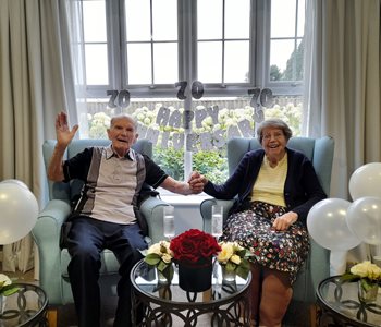 Banbury care home residents share advice to young couples on platinum anniversary