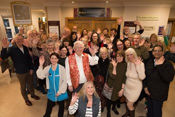 Former headteacher, 94, reunited with colleagues and students at Cambridgeshire care home