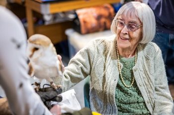 Residents at Altrincham care home flock together for RSPB Big Garden Birdwatch