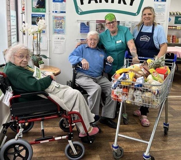 Salisbury care home donates to local food bank 