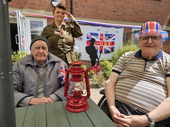 Leamington Spa care home veterans honour D-Day anniversary