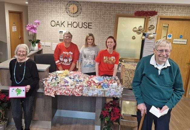 Youngsters share festive cheer with Slough care home residents 