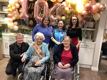 104-year-old Horley care home resident shares the secret to a long life