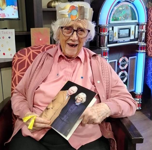 Shrewsbury care home resident shares secret to long life on 100th birthday