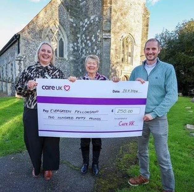 Angmering care home donates to local charity