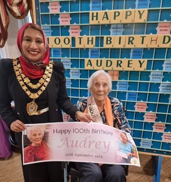 Solihull care home resident shares the secret to a long life on 100th birthday