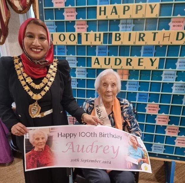 Solihull care home resident shares the secret to a long life on 100th birthday