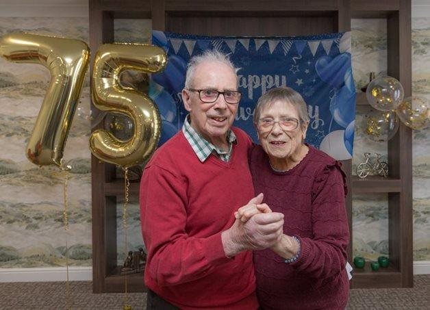 Newmarket care home residents share their happy marriage secrets on 75th wedding anniversary