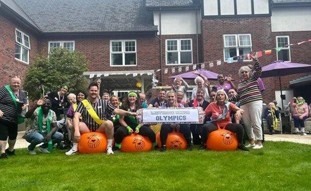 Stockport care home enjoys a day of sport with the local community