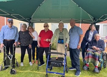 Ipswich care home enjoys a day of sport with the local community