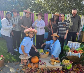 Newcastle care home residents and pupils join forces for Harvest Festival fun