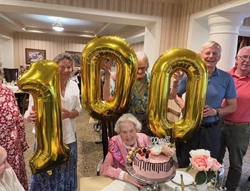 Former Land Girl reveals secret to a long life on her 100th birthday