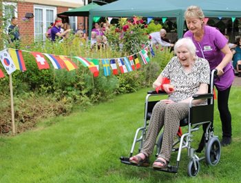 Newmarket care home enjoys a day of sport with the local community