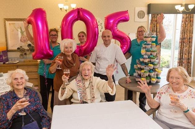 Chelmsford care home resident celebrates a century of staying active