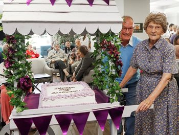 Leatherhead care home toasts key milestone