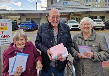 Basingstoke care home residents deliver cards to local hospital