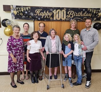 Hailsham care home resident shares secret to long life on 100th birthday