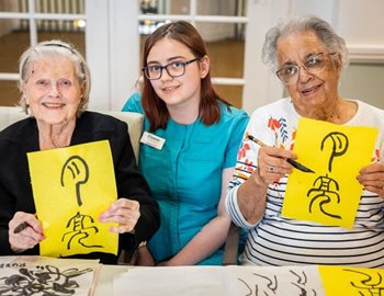 Altrincham care home residents celebrate Chinese culture