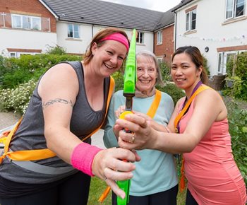 Quorn care home enjoys a day of sport