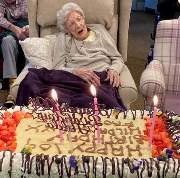 Care home resident celebrates 109th birthday with surprise party