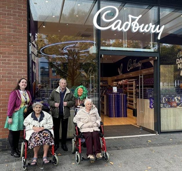 Choc-obsessed Horndean care home resident enjoys sweetest day of her life