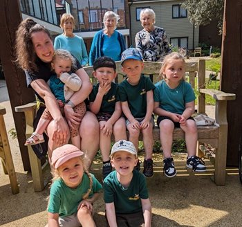 Southampton care home residents team up with pupils for gardening club