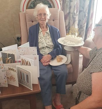 Bromsgrove centenarian gives her advice for a long life