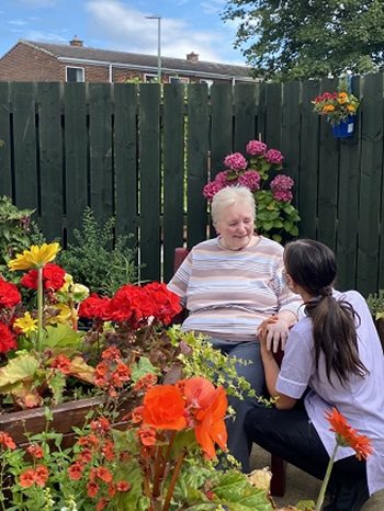 Bloom, baby, bloom! Green-fingered Stanley care home residents put their gardening skills to the test
